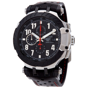 TRace Chronograph Automatic Black Dial Watch T115.427.27.057.00
