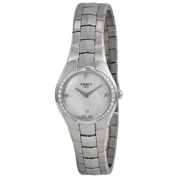 TRound Cream Dial Stainless Steel Watch T0960096111600