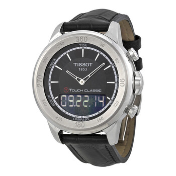 TTouch Classic Black Quartz Touch Watch T0834201605100