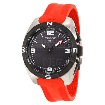 TTouch Expert Solar Black Dial Quartz WatchT0914204705700