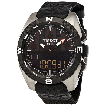 TTouch Perpetual Alarm World Time Chronograph Quartz AnalogDigital Black Dial Watch T091.420.46.051.02