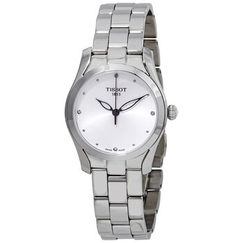 TWave Diamond Silver Dial Watch T112.210.11.036.00