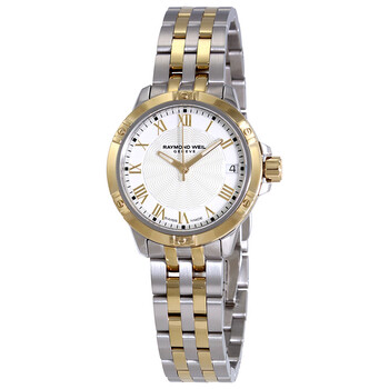 Tango Quartz White Dial Twotone Watch 5960STP00308