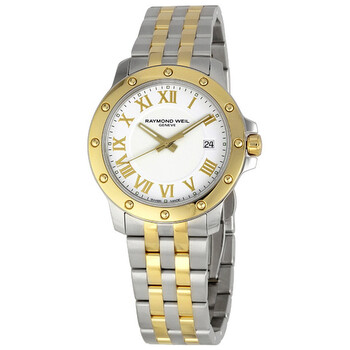 Tango White Dial Twotone Watch 5599STP00308