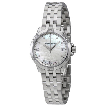 Tango White Mother of Pearl Diamond Dial Watch 5960ST00995