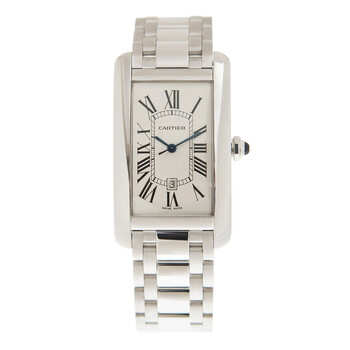 Tank Americaine 18kt White Gold Watch W26019L1
