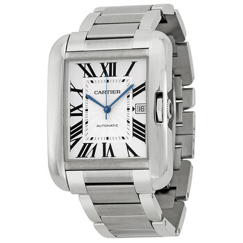 Tank Anglaise Silver Dial Stainless Steel Watch W5310008