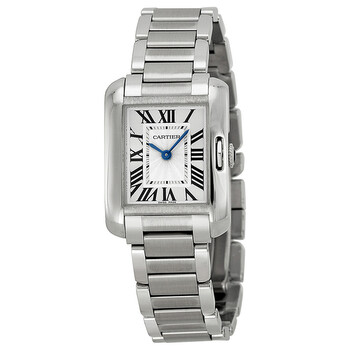 Tank Anglaise Silver Dial Watch W5310022
