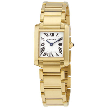 Tank Franaise Small 18kt Yellow Gold Quartz Watch WGTA0031