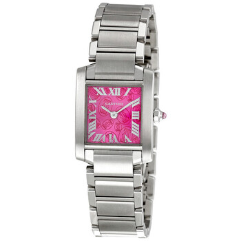 Tank Francaise Limited Edition Steel Raspberry Watch W51030Q3