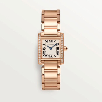 Tank Francaise Quartz Diamond Silver Dial Watch WJTA0022