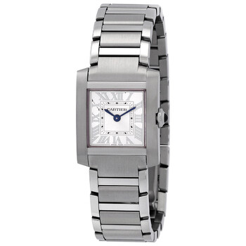 Tank Francaise Quartz Silver Dial Watch WSTA0065