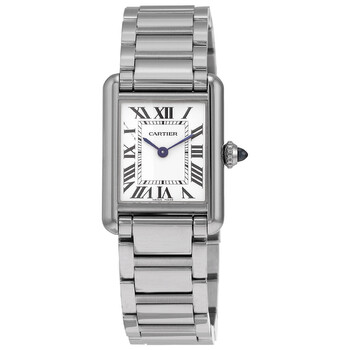 Tank Quartz Silver Dial Watch WSTA0051