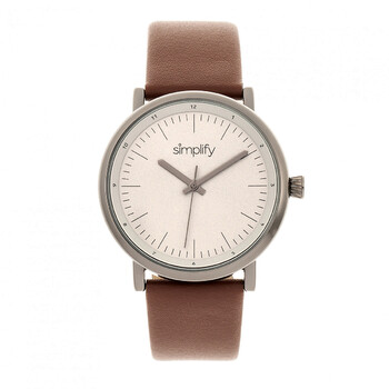 The 6200 Grey Dial Brown Leather Watch SIM6205