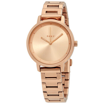 The Modernist Rose Sunray Dial Watch NY2637