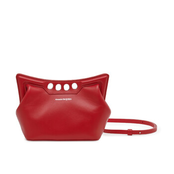 The Peak Mini Shoulder Bag in Welsh Red