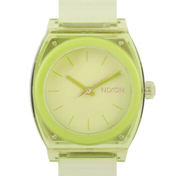 Time Teller P Quartz Lime Dial Watch A121553600