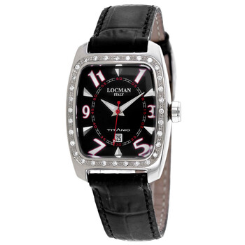Titanio Quartz Black Dial Watch 483RDK2DBK