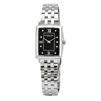Toccata Quartz Diamond Black Dial Watch 5925ST00295