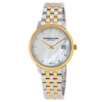 Toccata Quartz Diamond White Mother of Pearl Dial Watch 5385STP97081