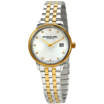 Toccata Quartz Diamond White Mother of Pearl Dial Watch 5985STP97081