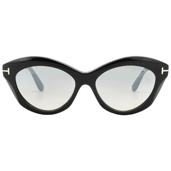 Toni Smok Mirror Cat Eye Sunglasses FT1111 01C