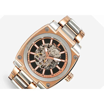 Torque Ii Auto Black Dial Watch PLT2001SVRG