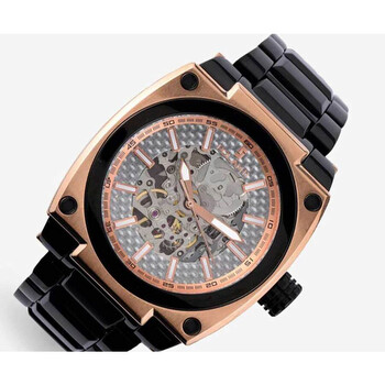 Torque Ii Auto Silvertone Dial Watch PLT2001RGBK