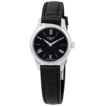 Tradition 5.5 Black Dial Watch T0630091605800