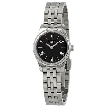 Tradition Black Dial Stainless Steel Watch T063.009.11.058.00