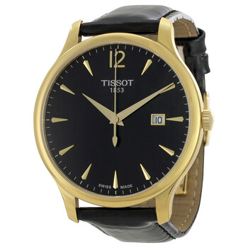 Tradition Black Dial Watch T063.610.36.057.00