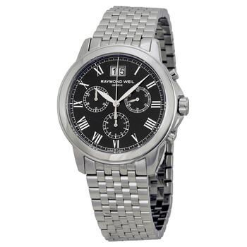 Tradition Chronograph Black Dial Watch 4476ST00200