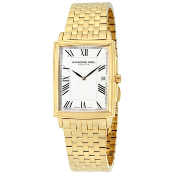 Tradition White Dial Gold PVD Watch 5456P00300