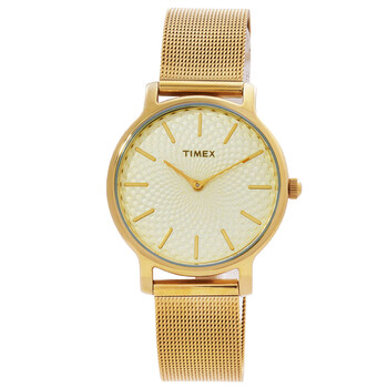 Transcend Quartz Gold Dial Watch TW2R36100GP