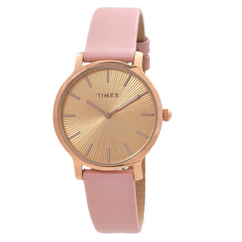 Transcend Quartz Rose Gold Dial Watch TW2V66900VQ