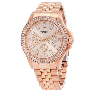 Trend BCRF Kaia Quartz Crystal Rose Gold Dial Watch TW2V96700