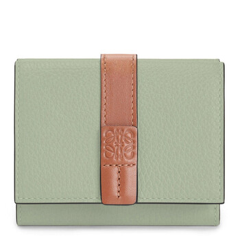 Trifold Calfskin Wallet  RosemaryTan