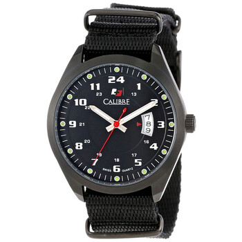 Trooper Black Dial Black Canvas Strap Watch SC4T1130077T