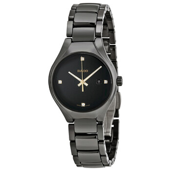 True Black Dial Black Ceramic Watch R27059712