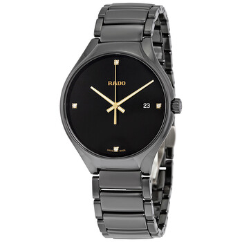 True Black Dial Black Ceramic Watch R27238712
