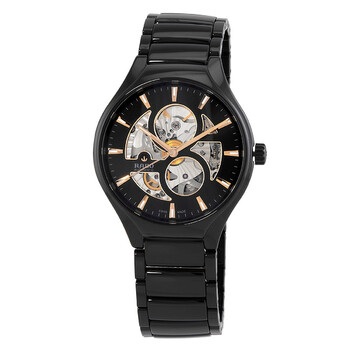 True Round Automatic Black Dial Watch R27107172