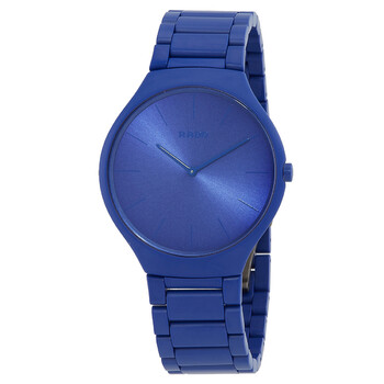 True Round Thinline Les Couleurs Le Corbusier Spectacular ultramarine 4320K Quartz Blue Dial Watch R27092622