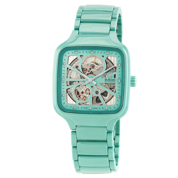 True Square Open Heart Automatic Diamond Watch R27176712