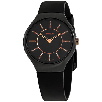 True Thinline Black Diamond Dial Watch R27742709