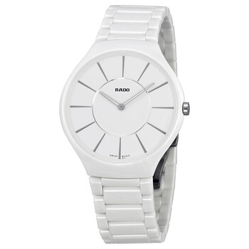 True Thinline White Dial White Ceramic Watch R27957112