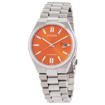 Tsuyosa Automatic Orange Dial Watch NJ015153Z
