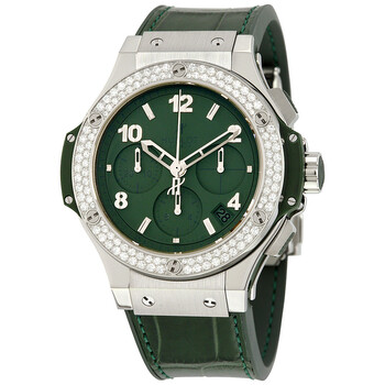 Tutti Frutti Automatic Matte Green Dial Diamond Green Alligator Rubber Watch 341.SV.5290.LR.1104