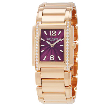 Twenty4 Quartz Diamond Purple Dial Watch 49101201R010