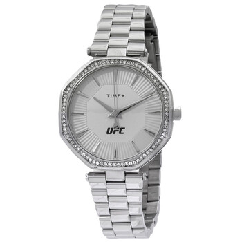 UFC Jewel Quartz Crystal Silver Dial Watch TW2V83200