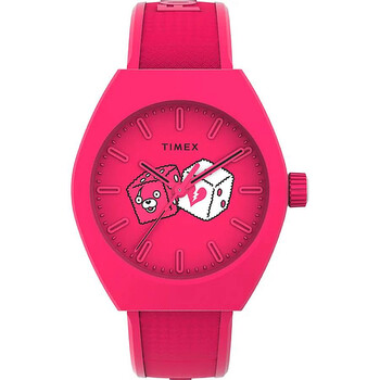 Urban Pop x Fortnite Quartz Pink Dial Watch TW2W96800